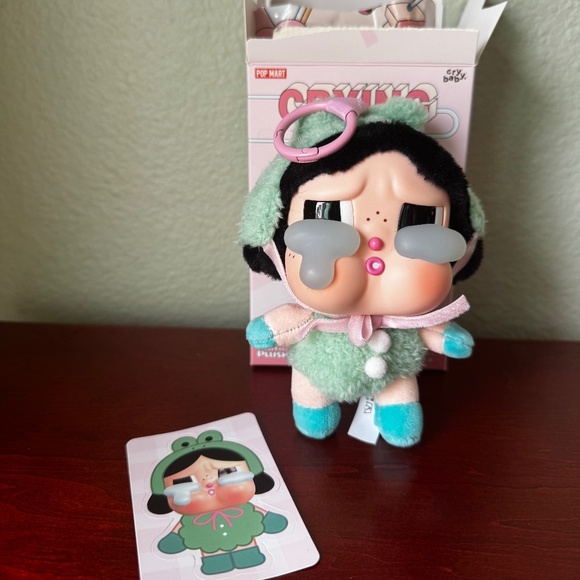Pop Mart Crybaby Crying Again Series - What a Frog - New! - Picture 1 of 6